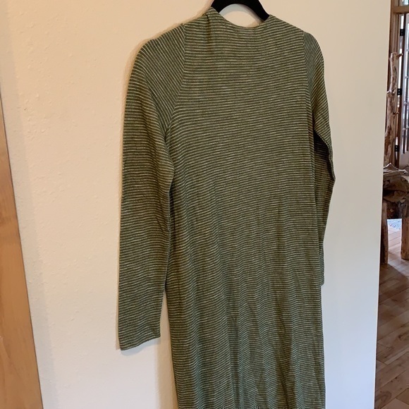 Shacket Extra long duster knit sweater jacket cardigan - Picture 1 of 11